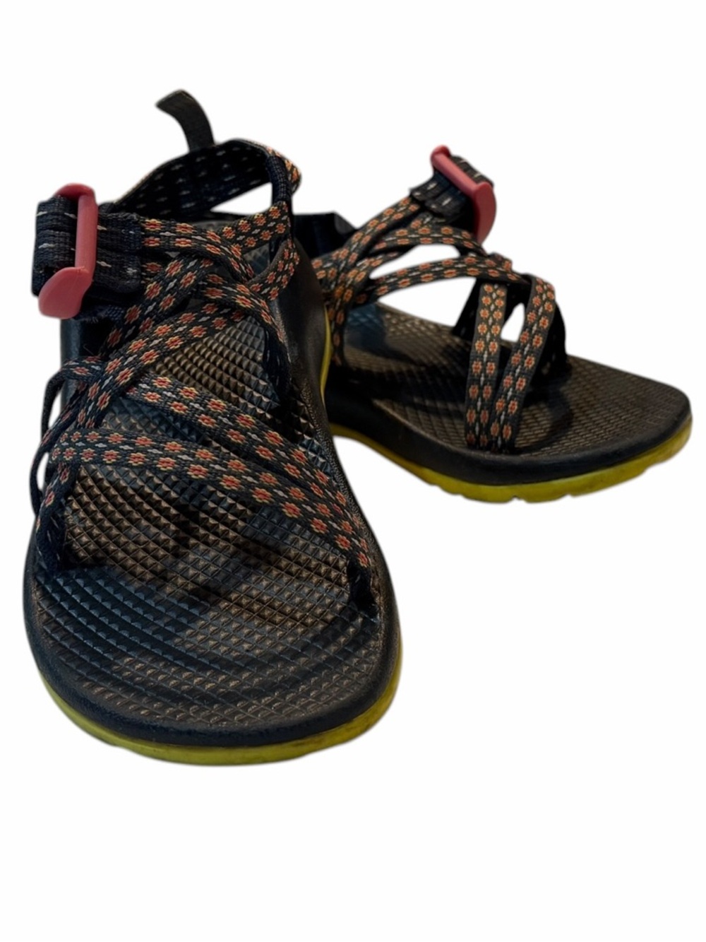 Chaco ZX/1 Ecotread Outdoor Sport Sandals Kids Youth Size 2  Crest Citrus
